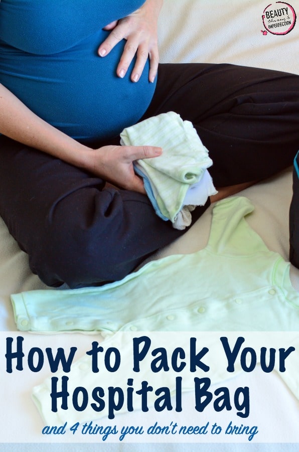 If your due date is coming up, it's time to start thinking about what to pack in your hospital bags. How many do you need, what should you bring and what an you leave at home. She covers all that and so much more! 
