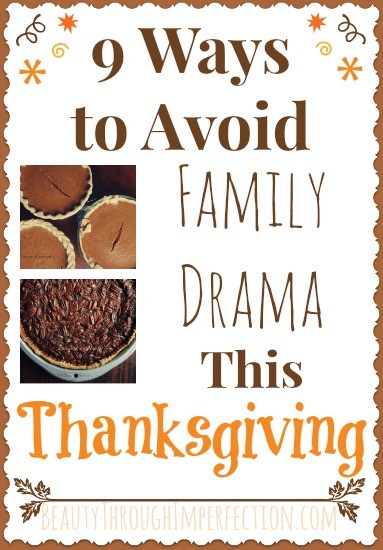 Good tips on how to Avoid Family Drama this thanksgiving!