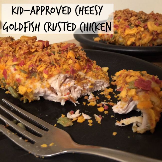 goldfish crusted chicken