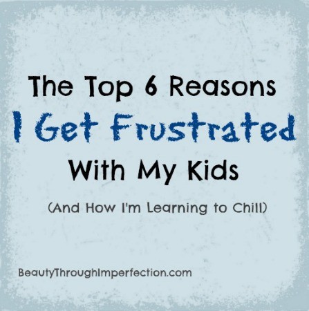 Frustrated with my kids