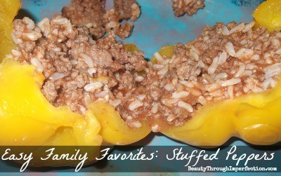 Easy Family Favorites Stuffed Peppers Recipe