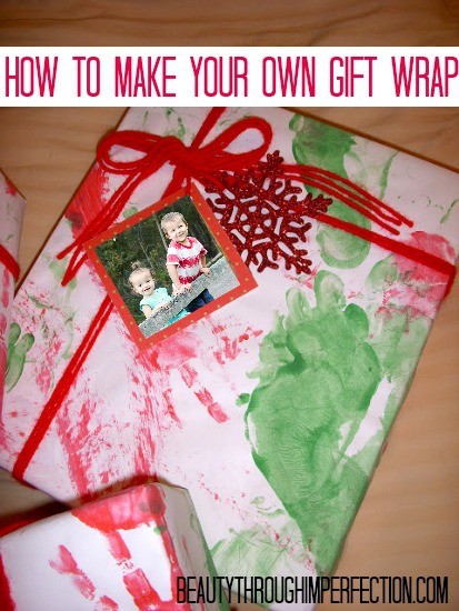 make your own gift wrap