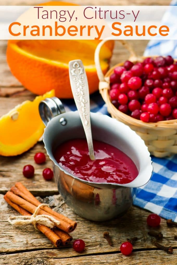 Citrus cranberry sauce recipe