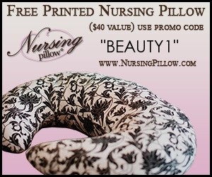 Free nursing pillow code (just pay shipping!)