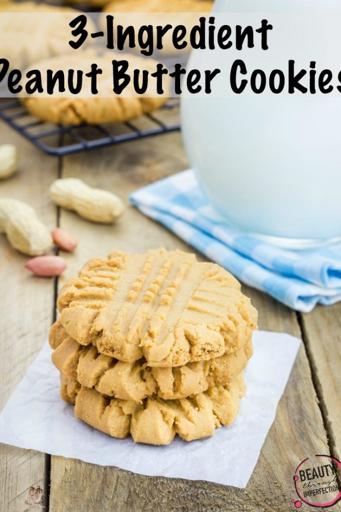 The easiest cookies ever! Just three ingredients!