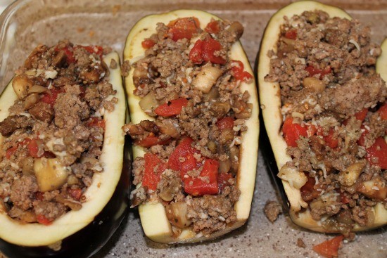 family approved Stuffed eggplant