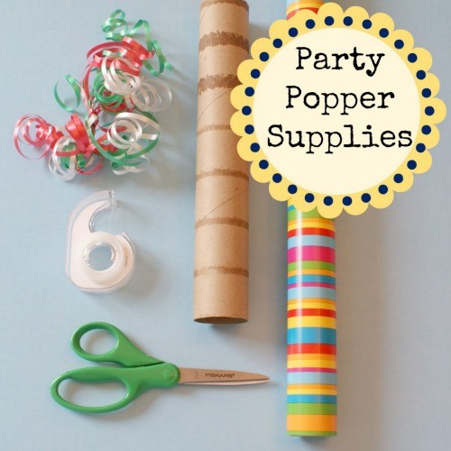 Make your own birthday poppers! Fun for a birthday party or celebration! 