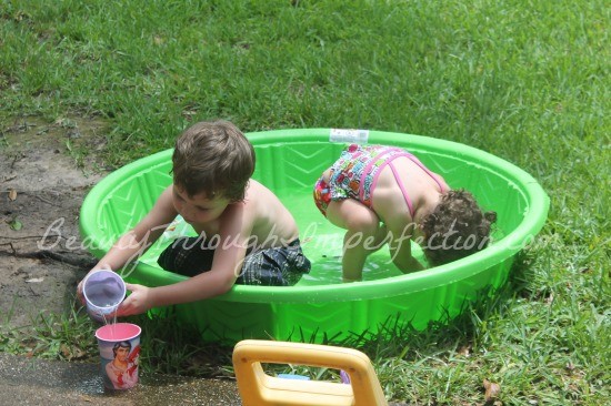 playing outside