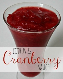 citrus cranberry sauce