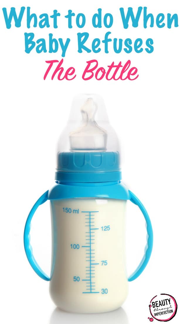 sippy cup for baby refusing bottle