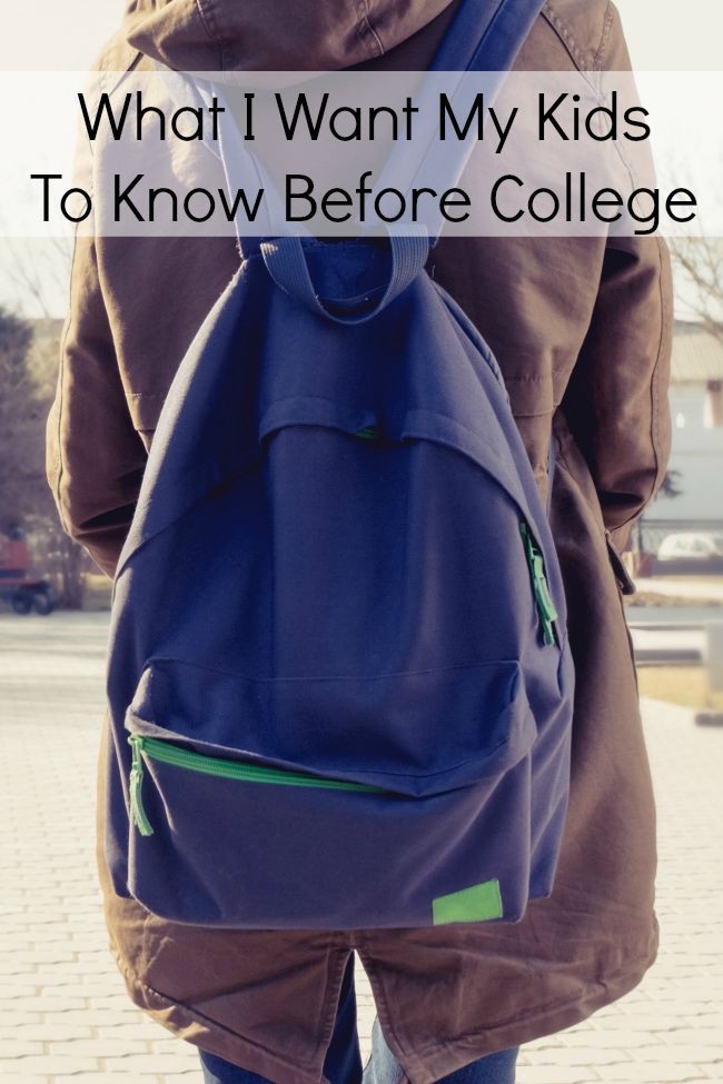 know before college