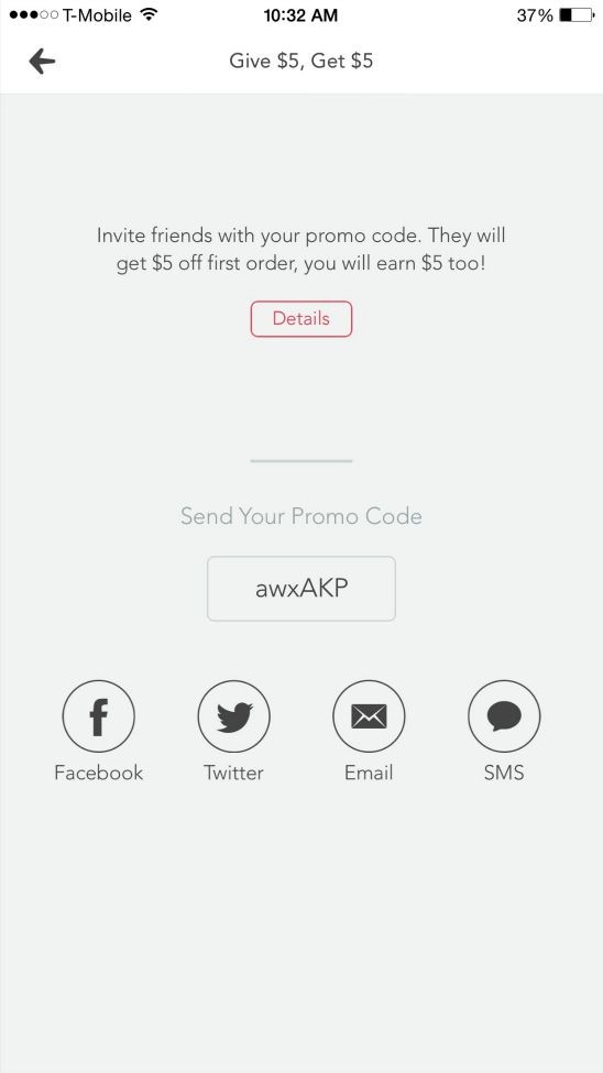 save money with an app