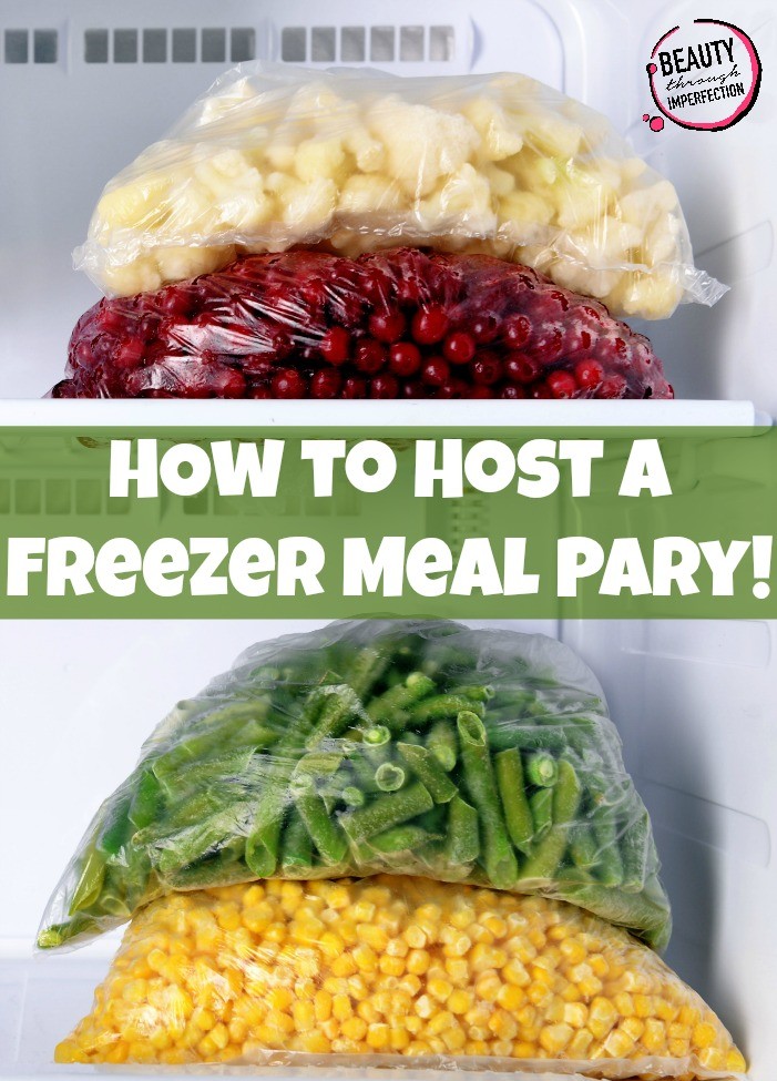 Wow! This is such a smart way to get the most out of your freezer meals! Get a week's worth done in one day and with so much less trouble. Bonus points for the party & time with friends! Perfect ideas for moms who need simple weekday meals. 
