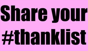 share your thanklist