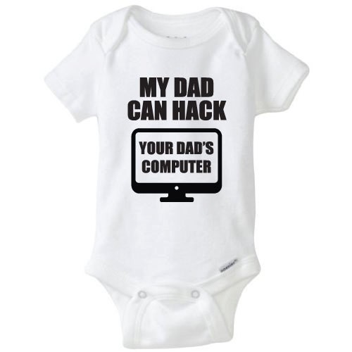 hacker dad onesie