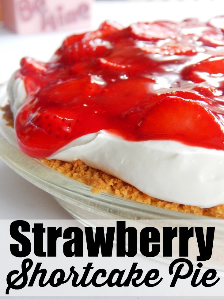 strawberry shortcake pie