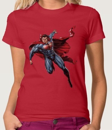 red superman shirt