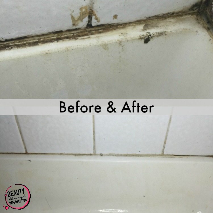shower before and after