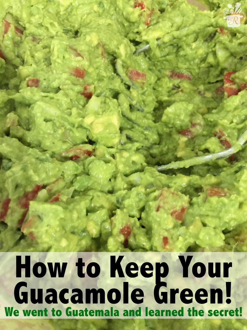 how to keep your guacamole green