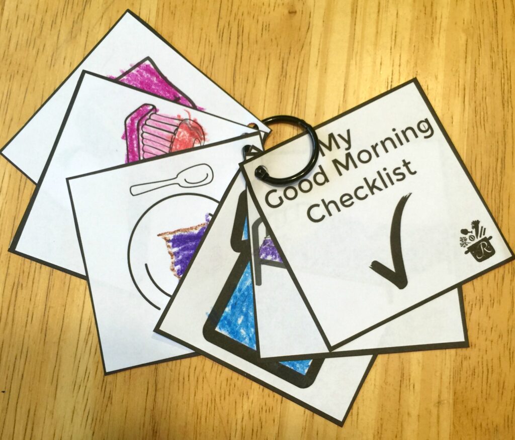 morning checklist for kids