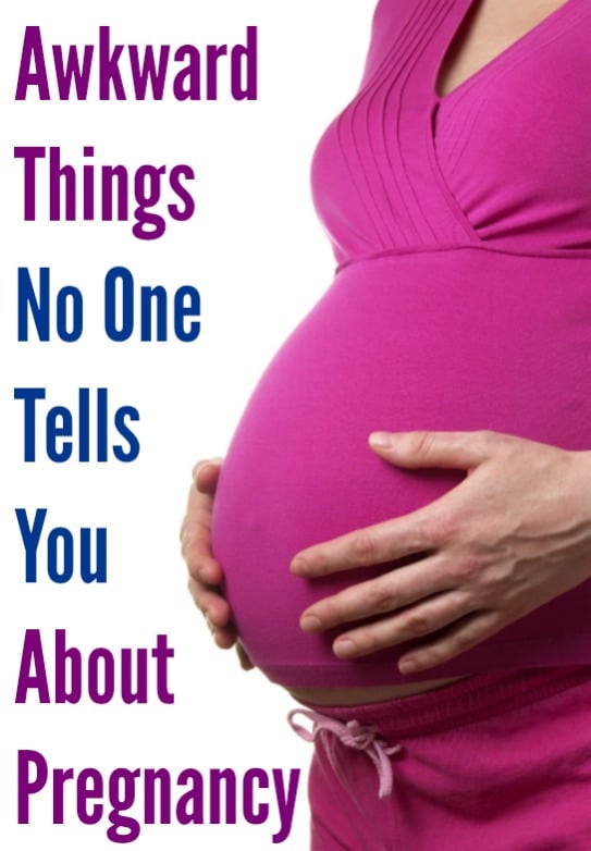 awkward things about pregnancy