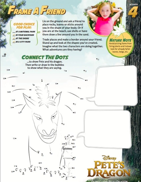 pete the dragon free activity sheets