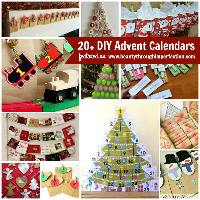 More than 20 of the BEST DIY Advent calendar ideas for the Christmas season