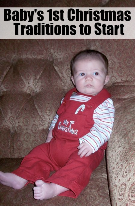 Traditions to start on baby's first christmas