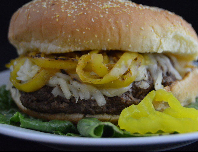 Blackened Cajun Burger with Cheese Recipe